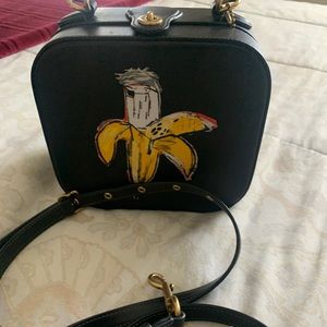 Coach X Jean Michel Basquiat Square box bag